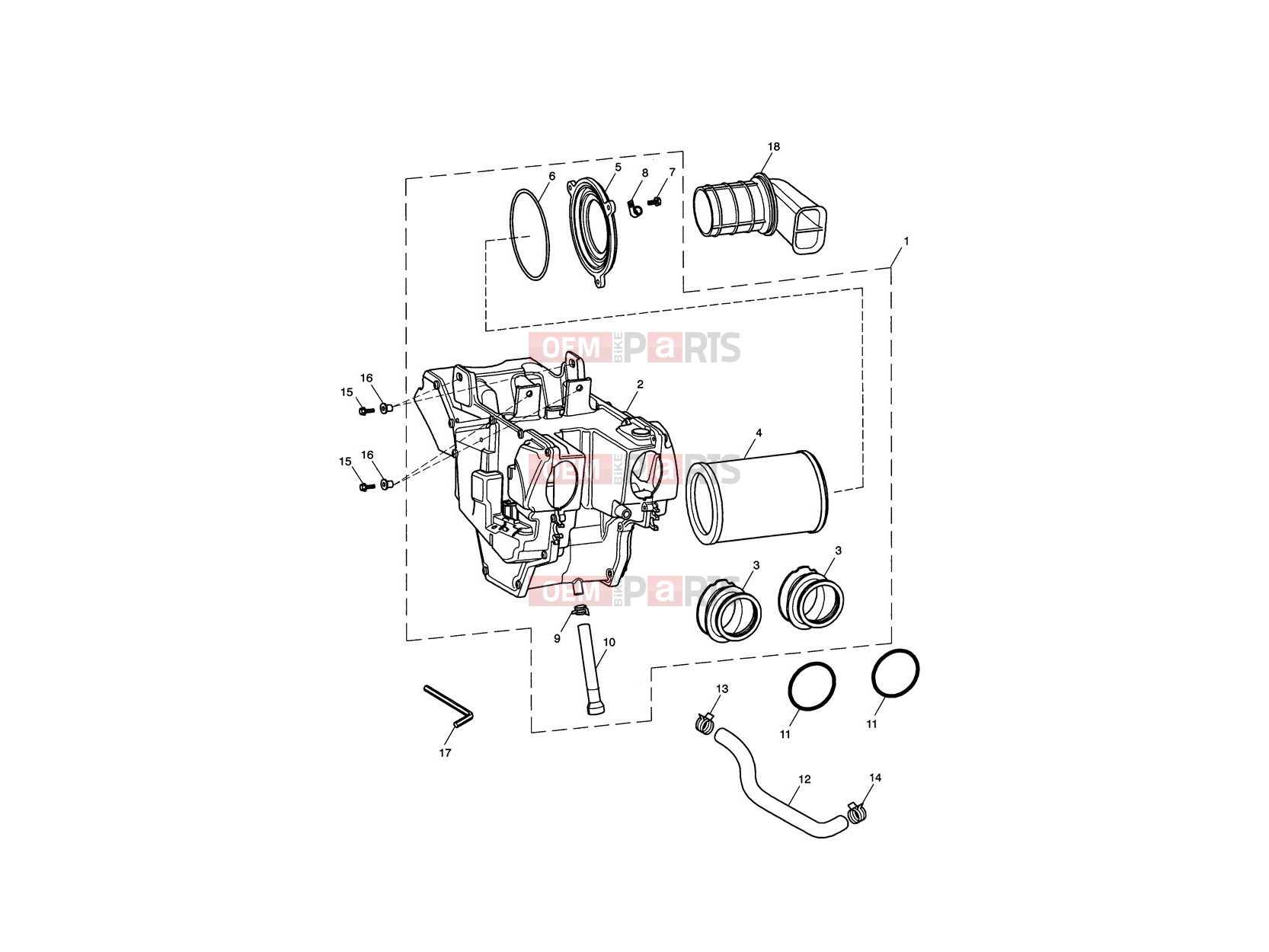 Triumph 2011 SCRAMBLER EFI Airbox