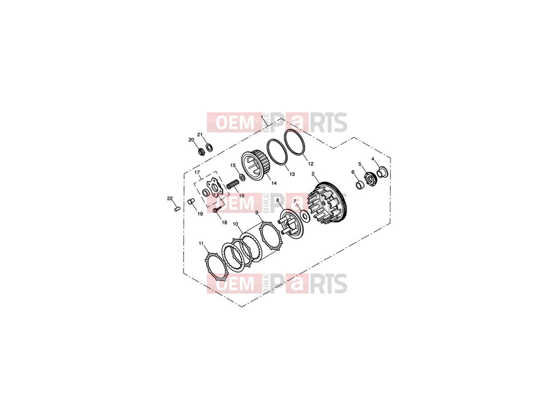 Triumph 2000 TT600 Clutch