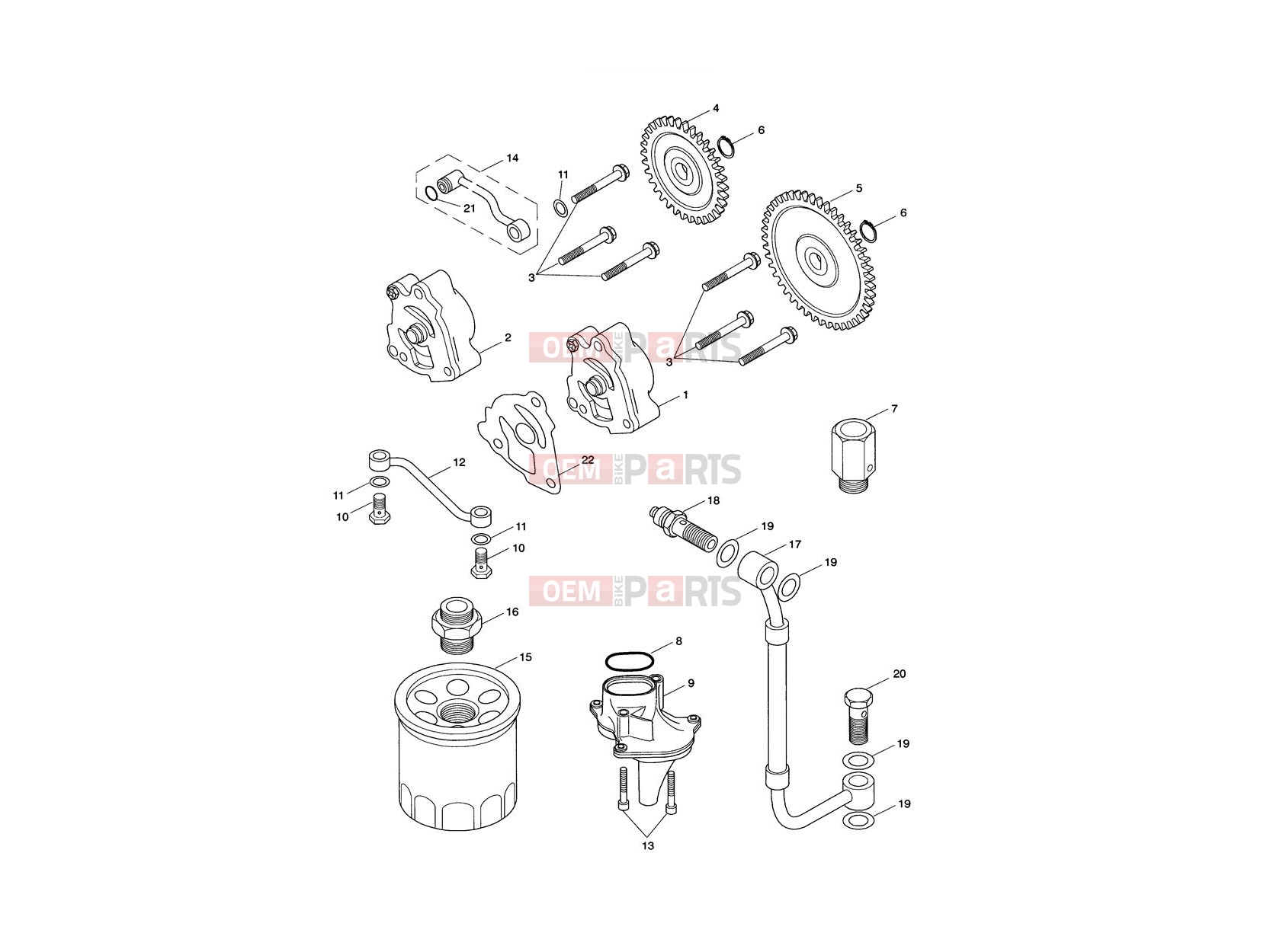 Triumph 2014 THRUXTON 900 EFI Lubrication System