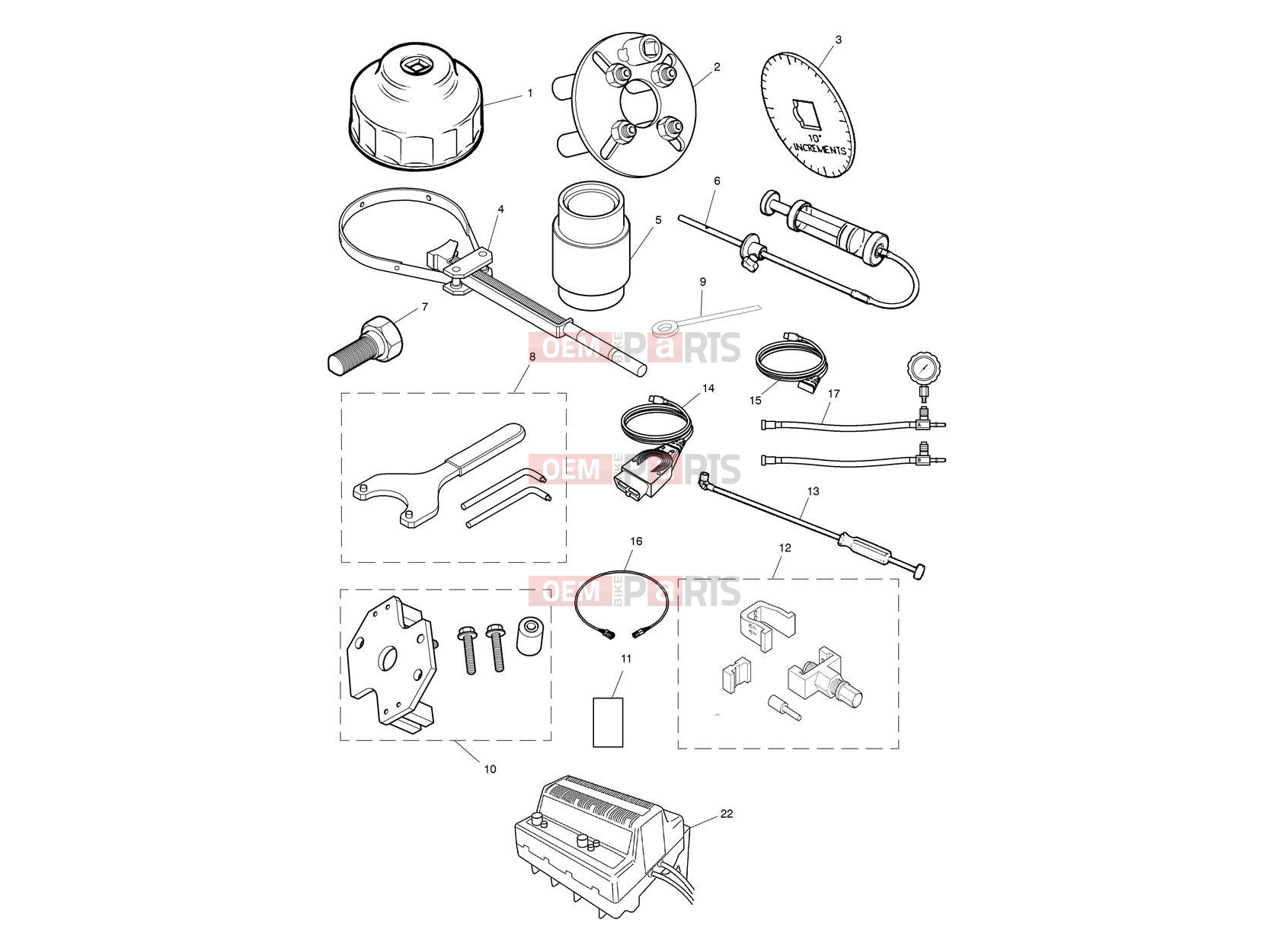 Triumph 2010 THRUXTON 900 EFI Service Tools