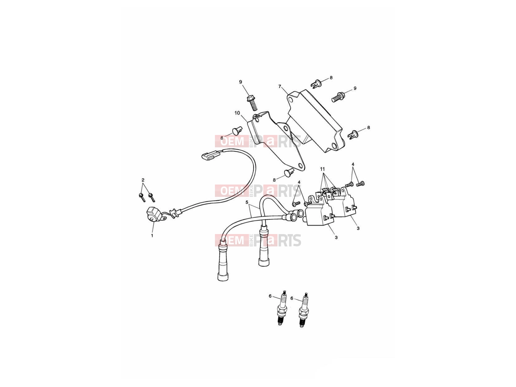 Triumph 2003 AMERICA CARBS Ignition System