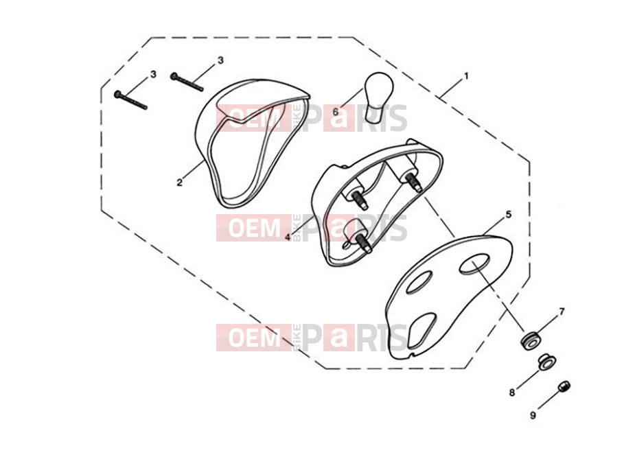 Triumph 2011 AMERICA EFI Rear Light