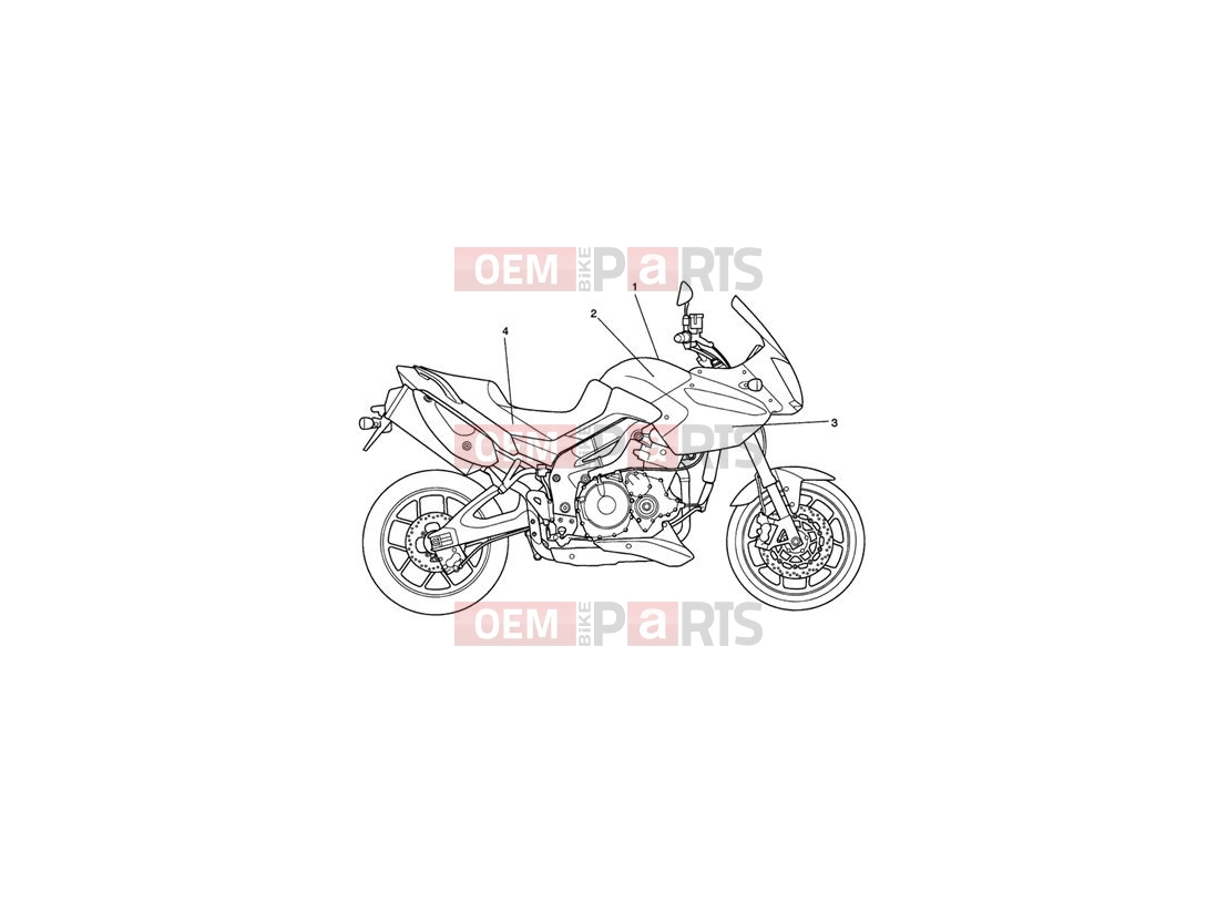 Triumph 2011 Tiger 1050 Decals