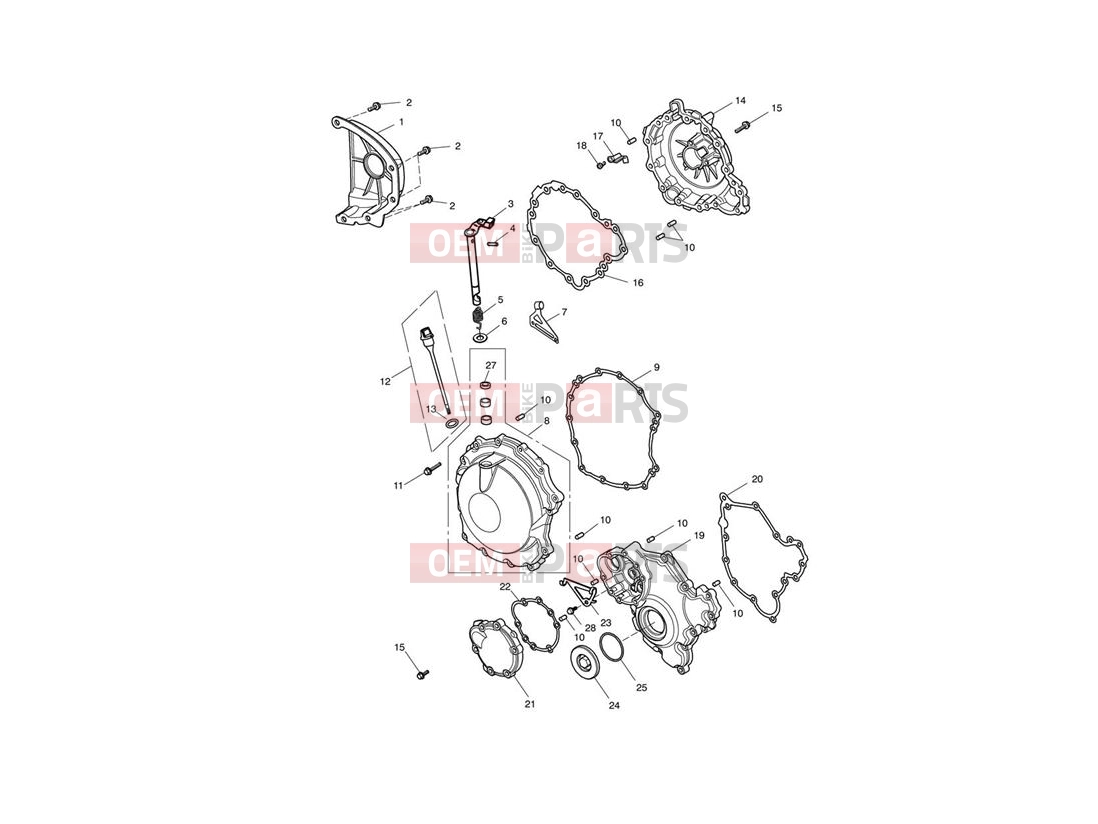 Triumph 2013 Tiger 1050 Engine Covers