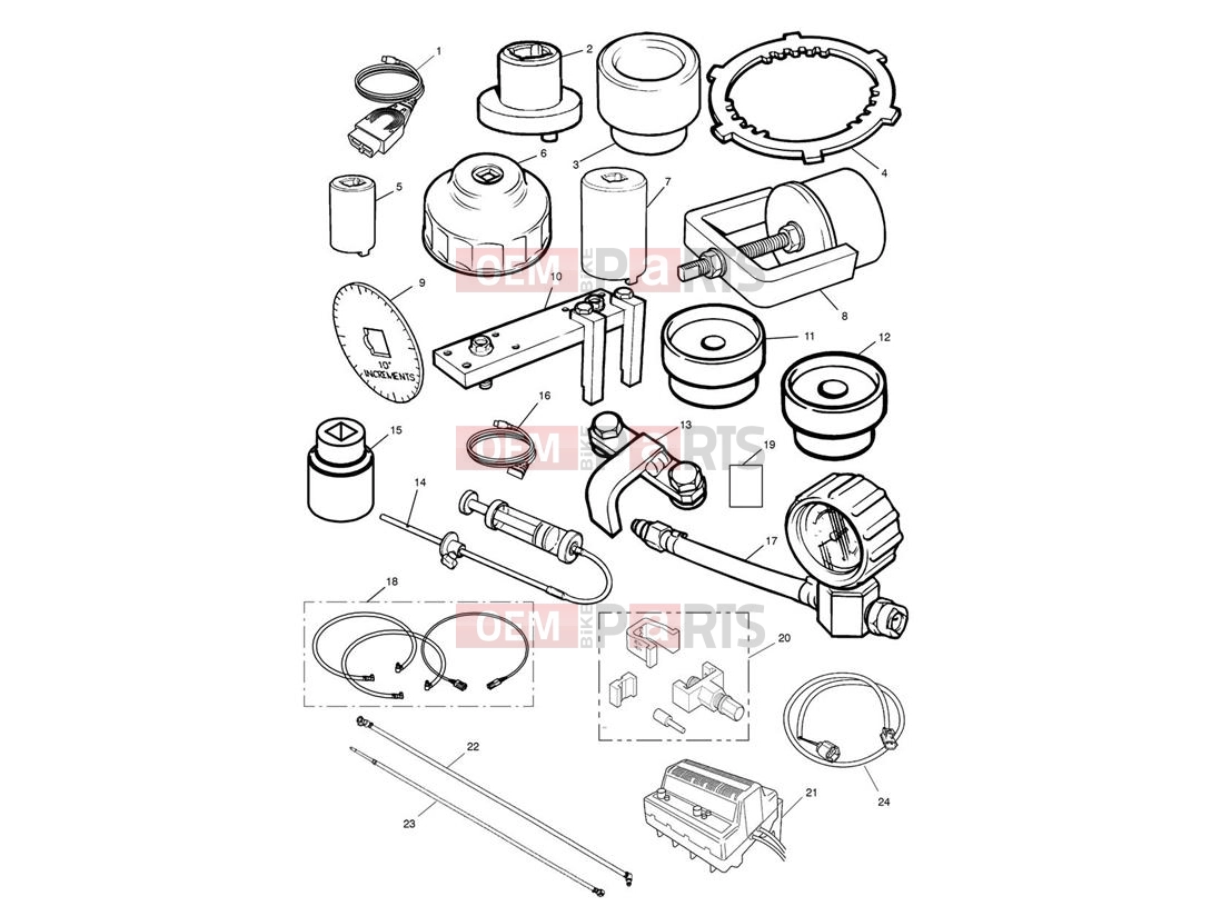 Triumph 2000 DAYTONA 595 / 955i Service Tools