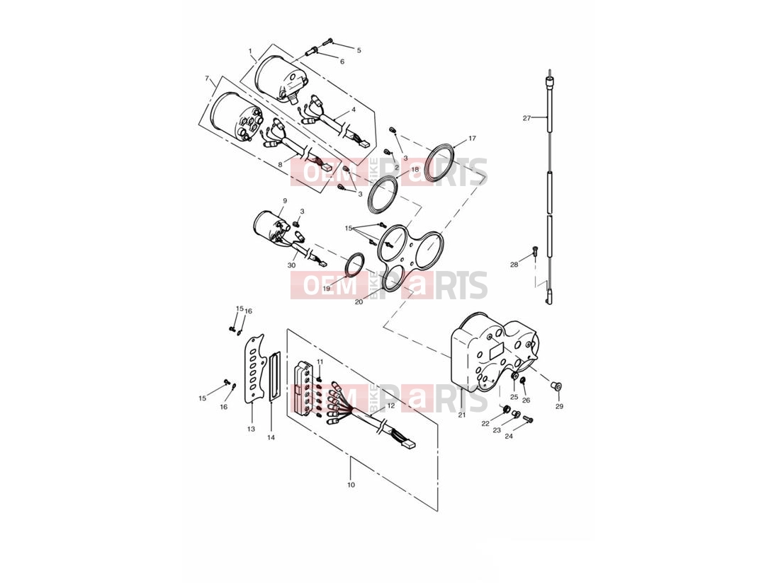 Triumph 2000 DAYTONA 595 / 955i Instruments