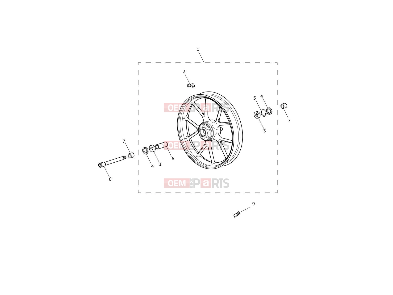 Triumph 2019 STREET CUP Front Wheel