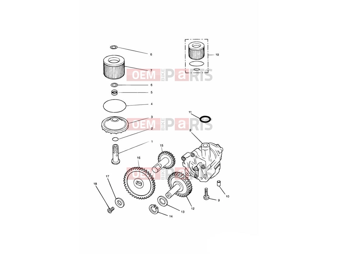 Triumph 1999 LEGEND TT Lubrication System