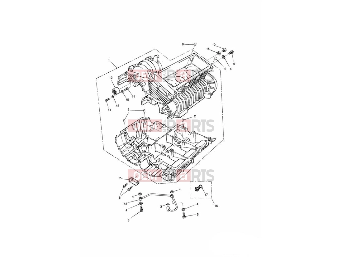 Triumph 2001 LEGEND TT Crankcases