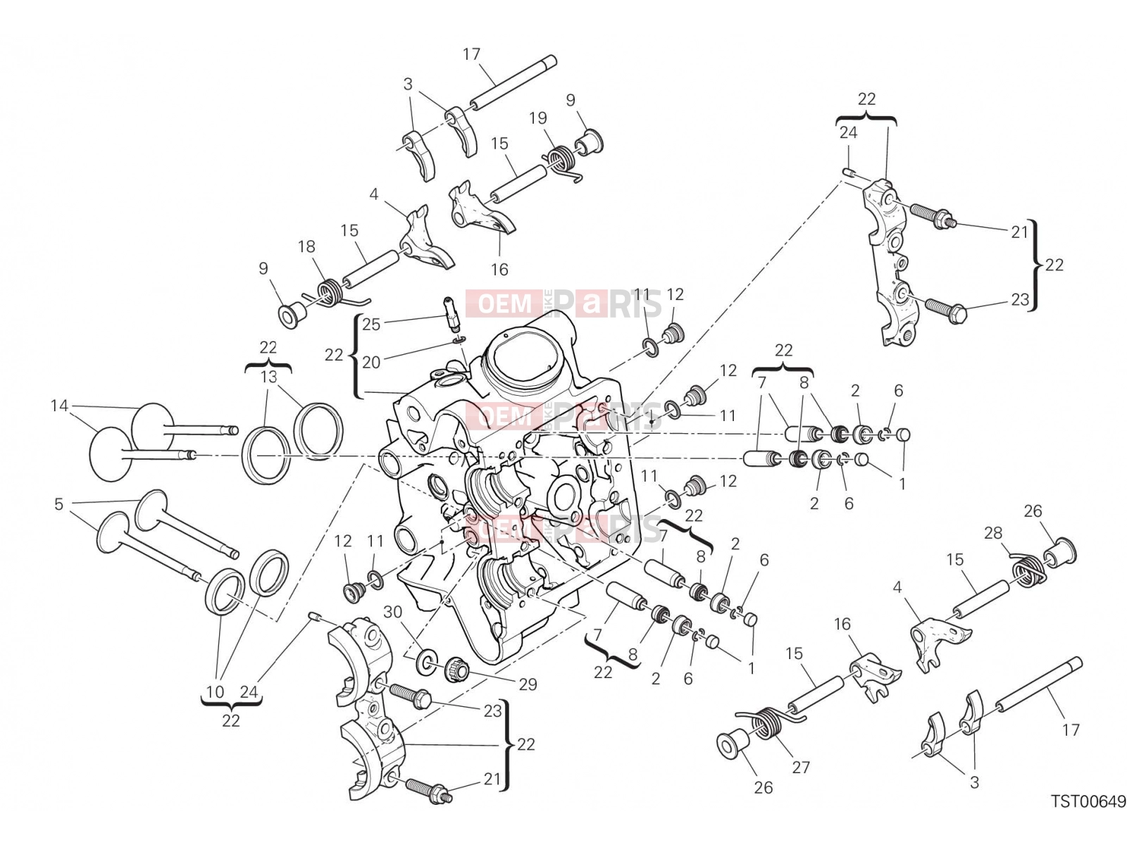 DUCATI 2022 Diavel 1260 HORIZONTAL HEAD