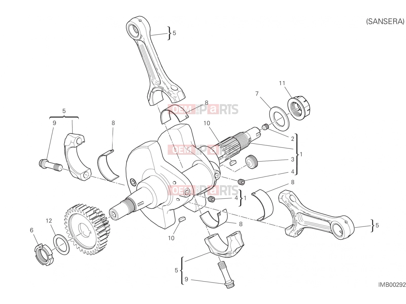DUCATI 2022 Multistrada V2 CONNECTING RODS