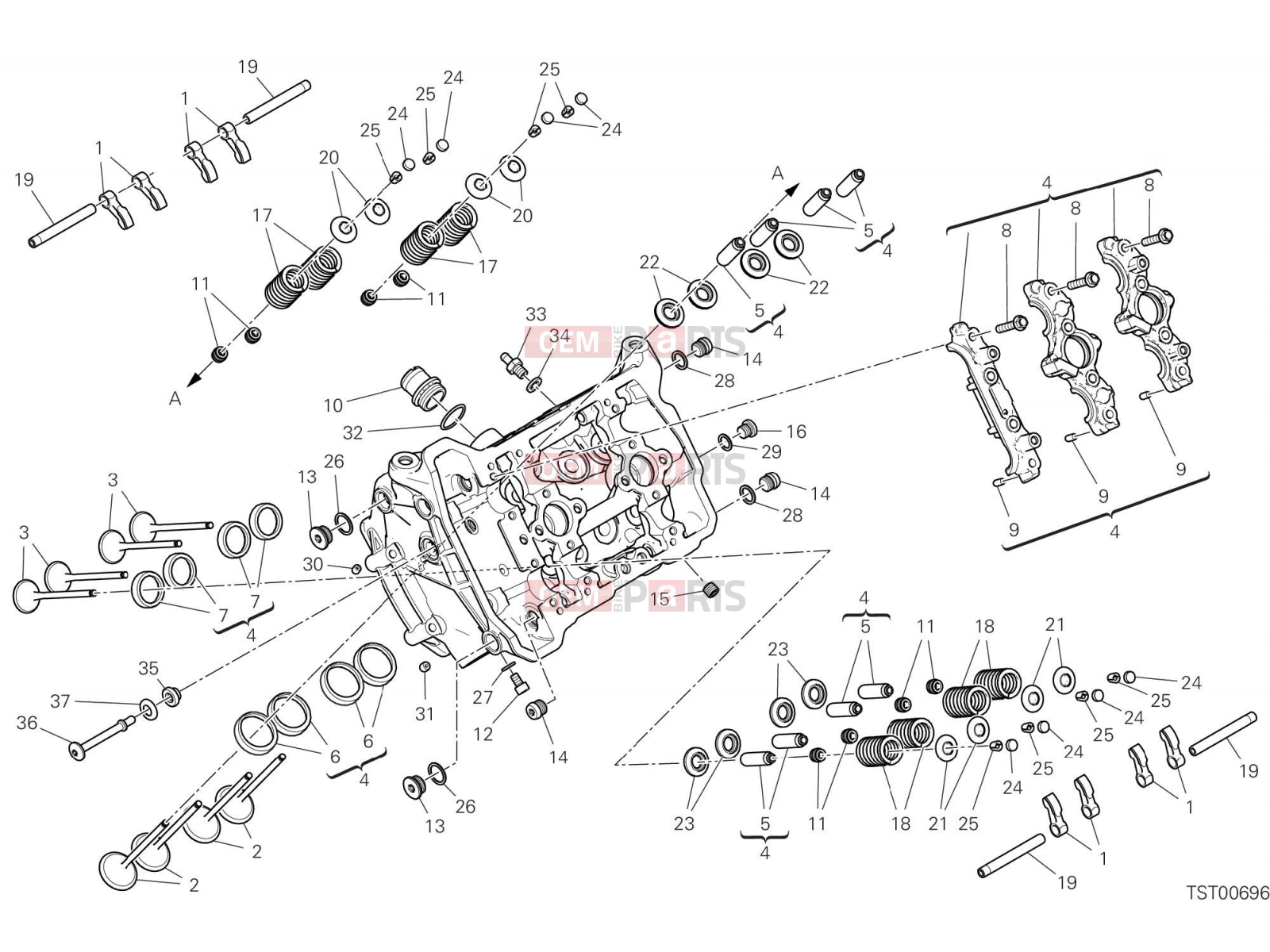 DUCATI 2022 Multistrada V4 FRONT HEAD