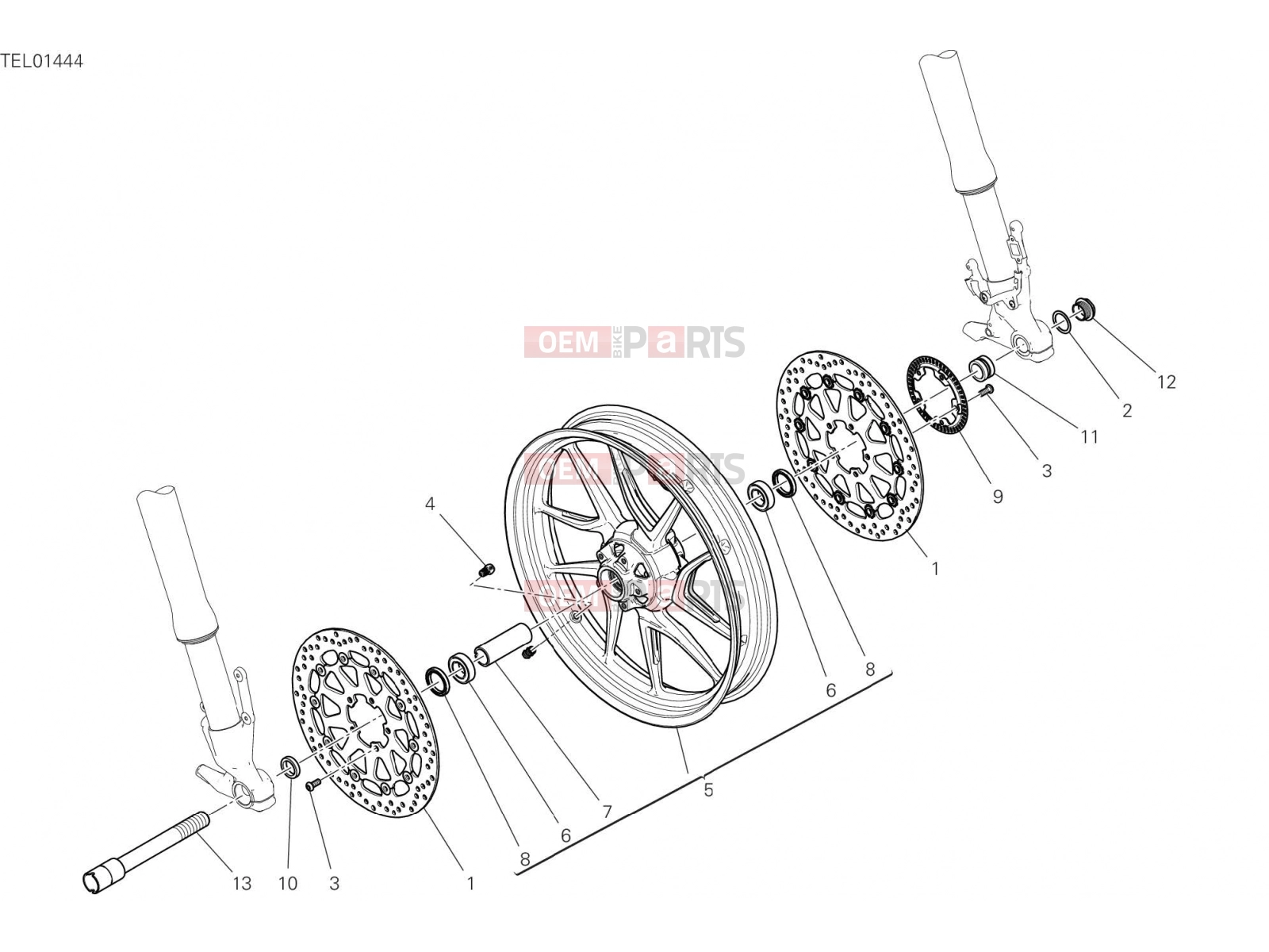 DUCATI 2022 Multistrada V4 FRONT WHEEL