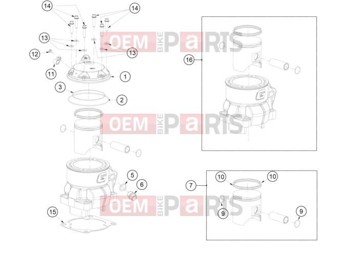 GASGAS  CYLINDER|Engine|30