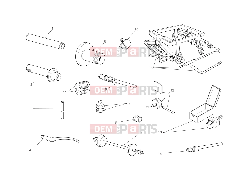 DUCATI 2009 Monster 1100 Workshop service tools 1