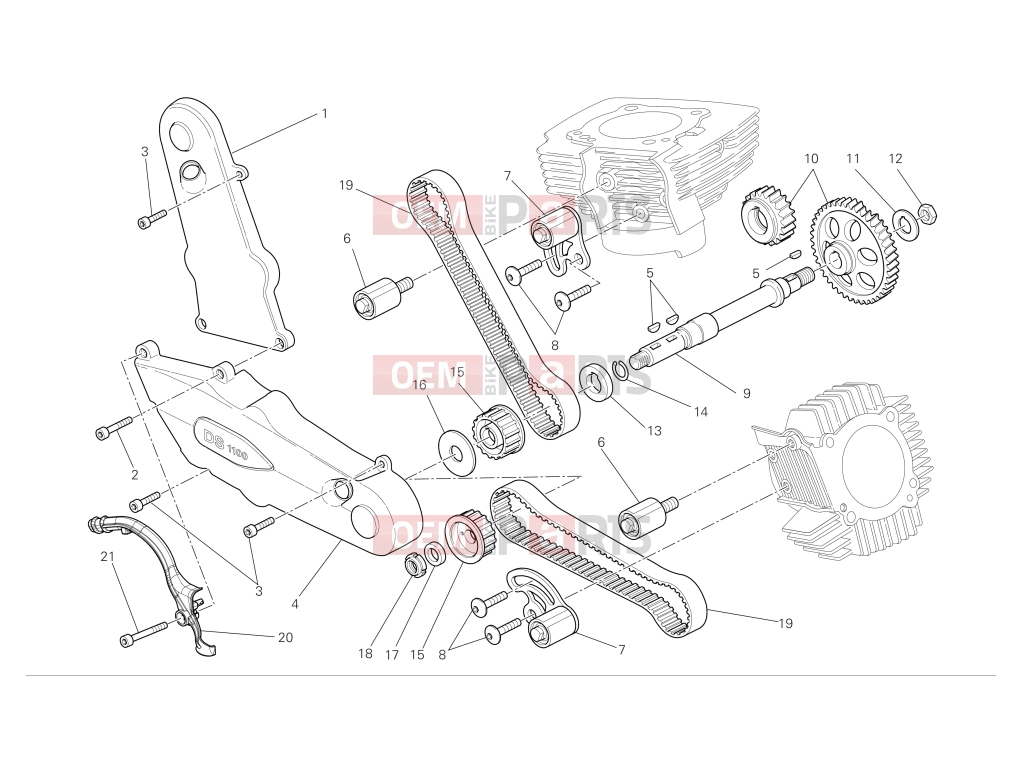 DUCATI 2009 Monster 1100 Timing system