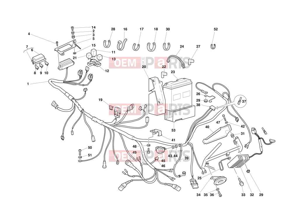 DUCATI 2001 Monster 600 ELECTRIC SYSTEM