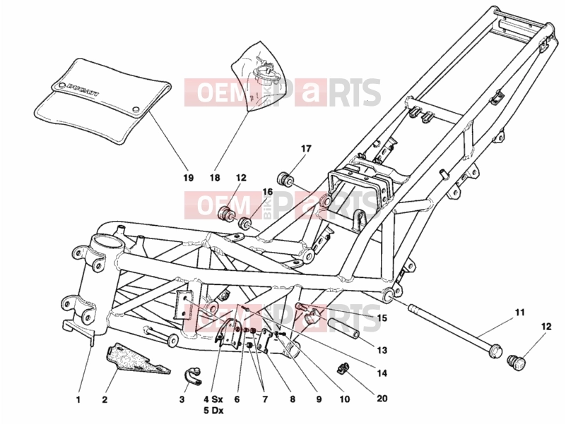 DUCATI 2003 Sporttouring ST2 FRAME » FRAME