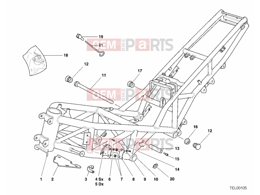 DUCATI 2003 Sporttouring ST4 S FRAME » FRAME