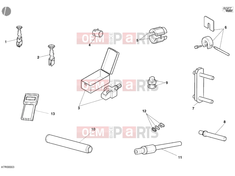 DUCATI 2003 Sporttouring ST4 S WORKSHOP SERVICE TOOLS, FRAME » FRAME