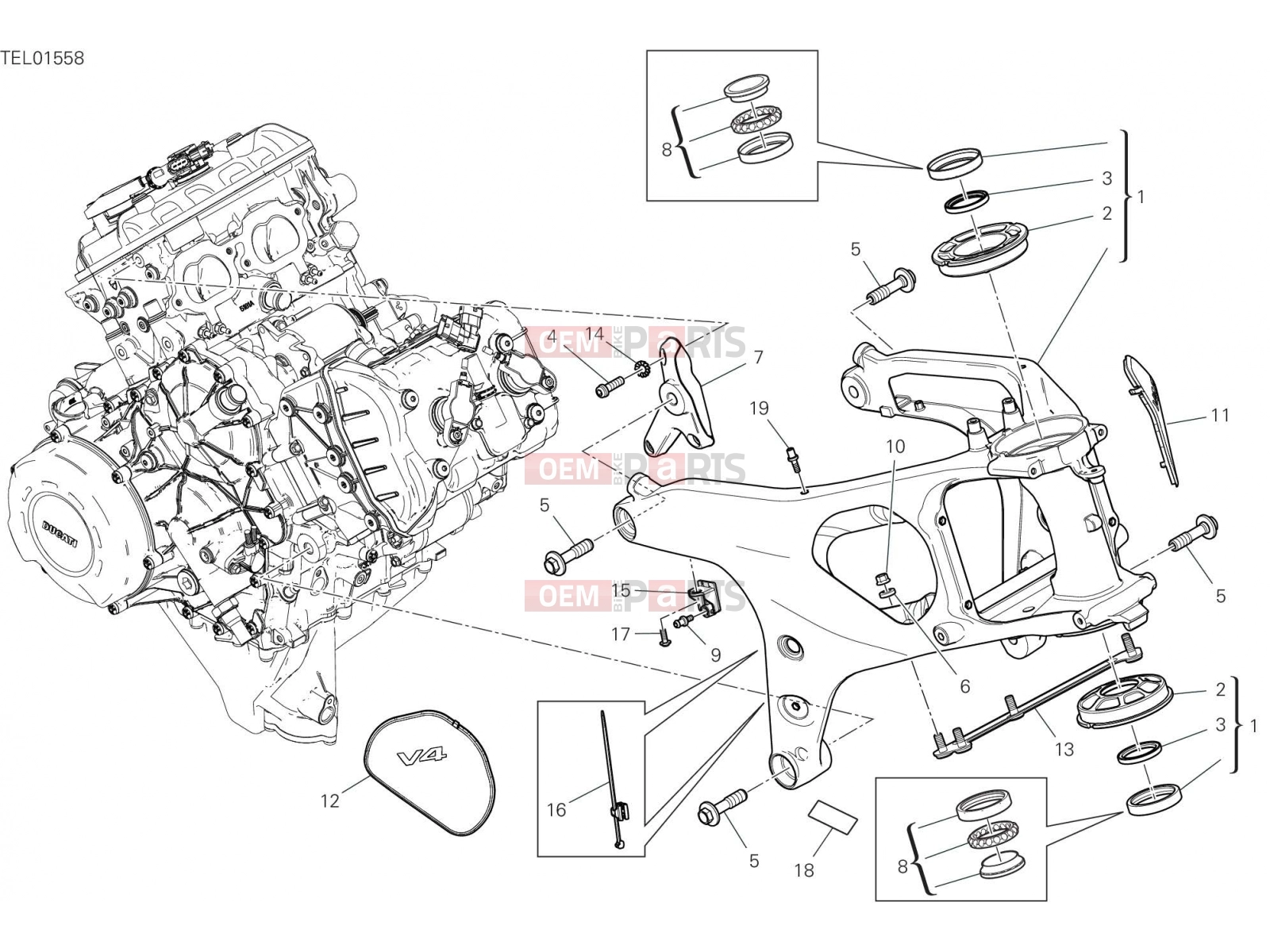 DUCATI 2022 Panigale V4 SP FRAME