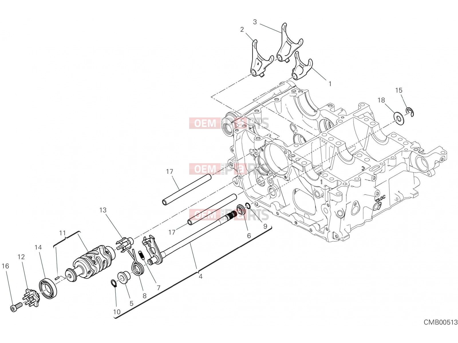 DUCATI 2022 Panigale V4 SHIFT CAM - FORK