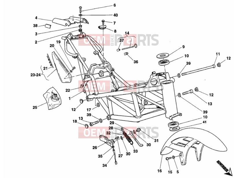 DUCATI 2002 Monster 400 FRAME » FRAME