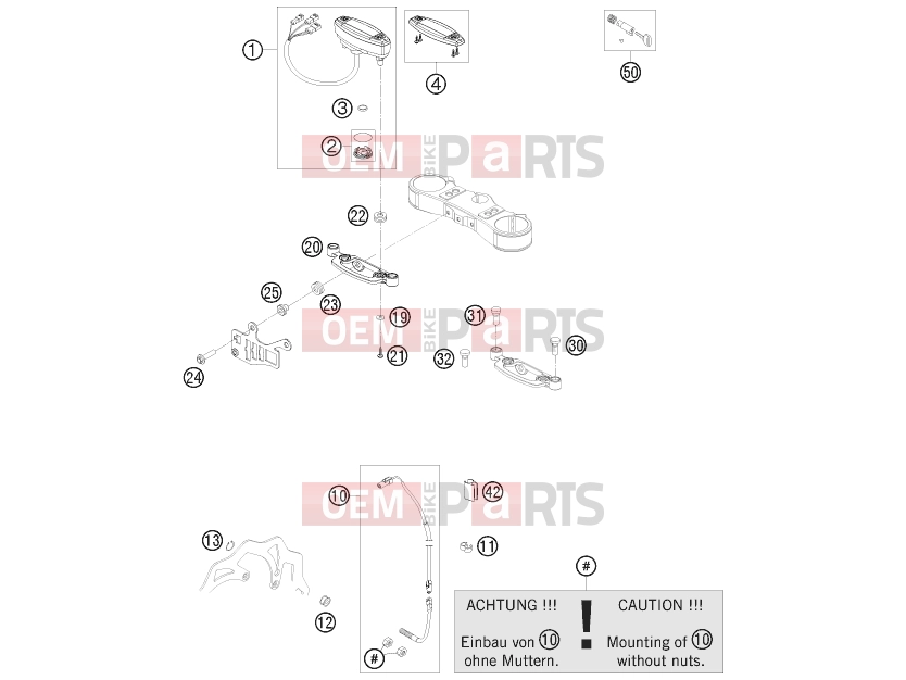 HUSABERG 2009 Offroad FE 450 (2303I3) [EU] INSTRUMENTS / LOCK SYSTEM|Frame|14