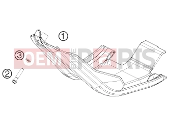 HUSABERG 2012 Offroad FE 450 (2303L3) [EU] ENGINE GUARD|Frame|03
