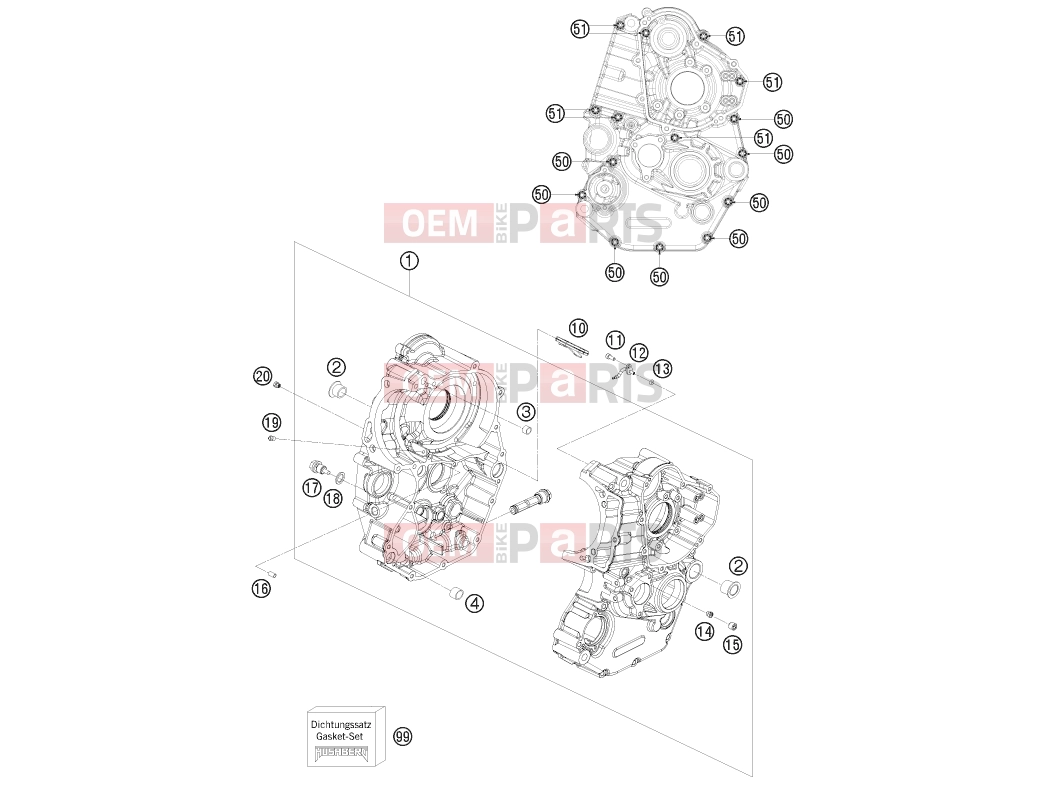 HUSABERG 2012 Offroad FE 450 (2303L3) [EU] ENGINE CASE|Engine|30