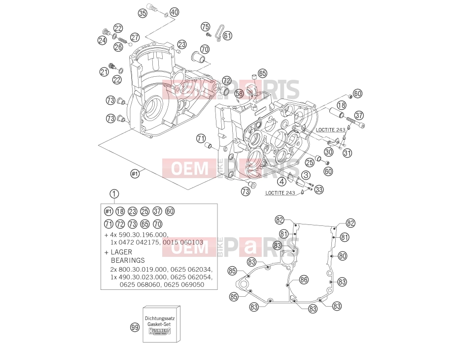 HUSABERG 2007 Offroad FE 650e/6 07 (2575G3) [US] ENGINE CASE|Engine|30