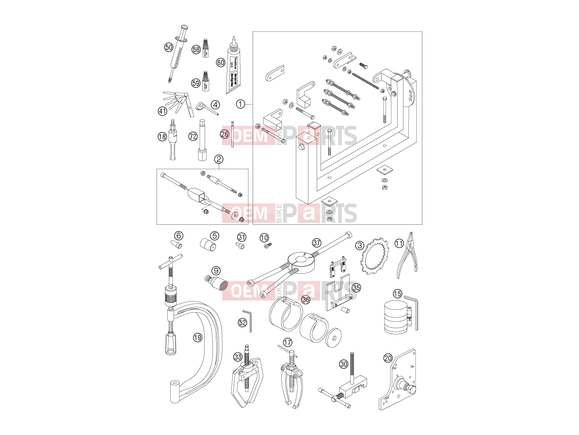 HUSABERG 2005 Offroad FE 650e/6 05 (2575E3) [US] Special tools (engine)|Engine|29