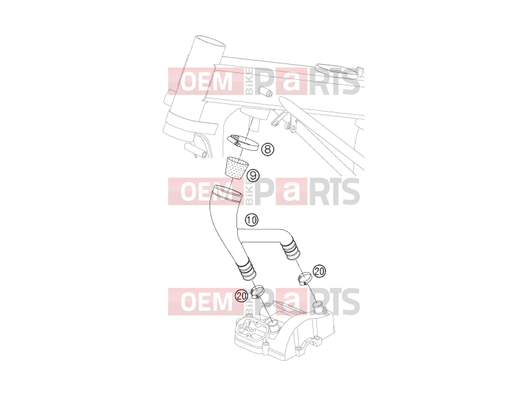 HUSABERG 2006 Offroad FE 650e/6 06 (2575F3) [US] ENGINE VENT|Engine|30