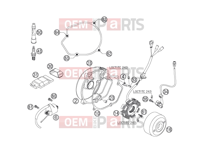 HUSABERG 2006 Offroad FE 650e/6 06 (2575F3) [US] IGNITION SYSTEM|Engine|39