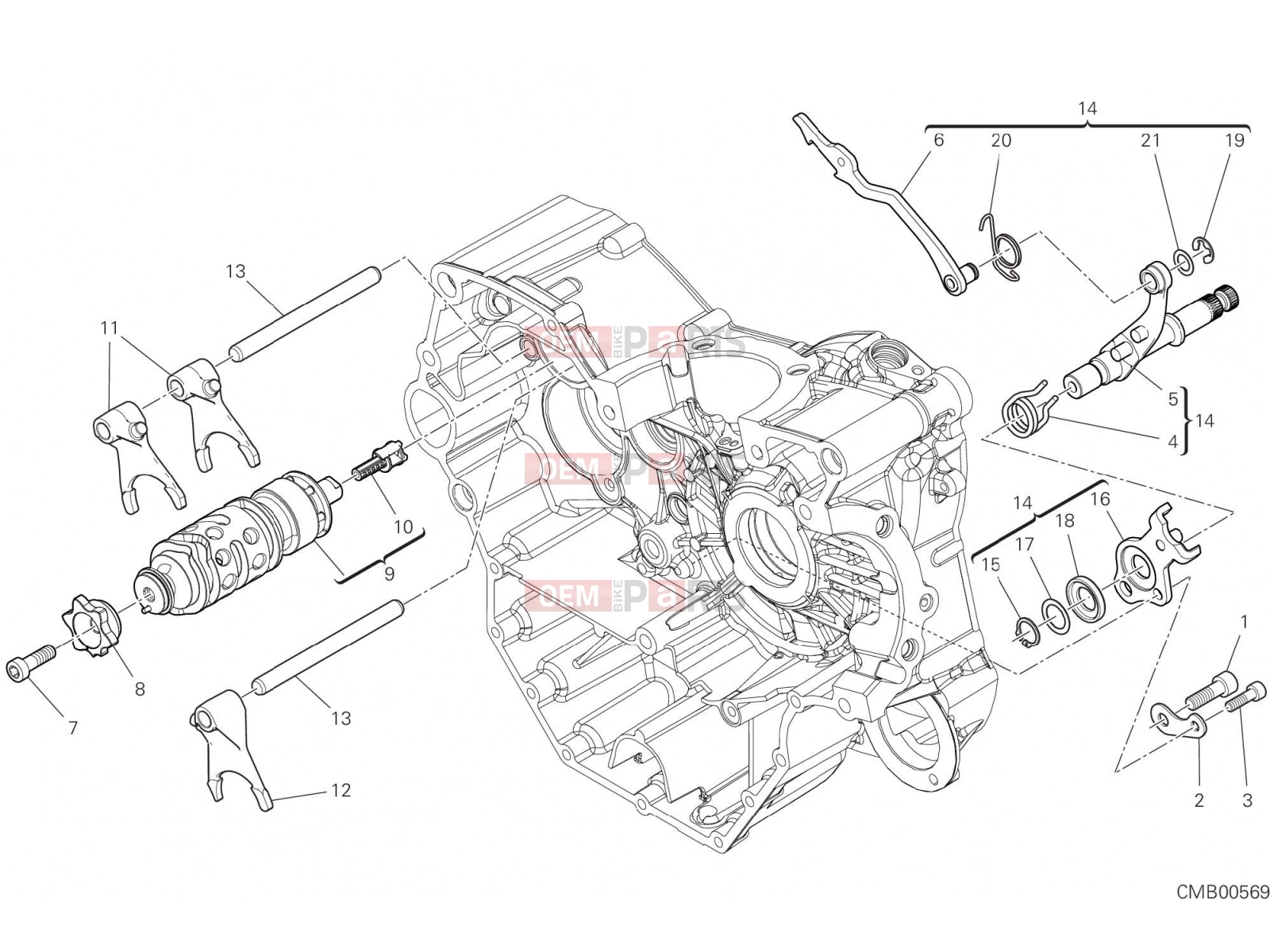 DUCATI 2023 DesertX SHIFT CAM - FORK