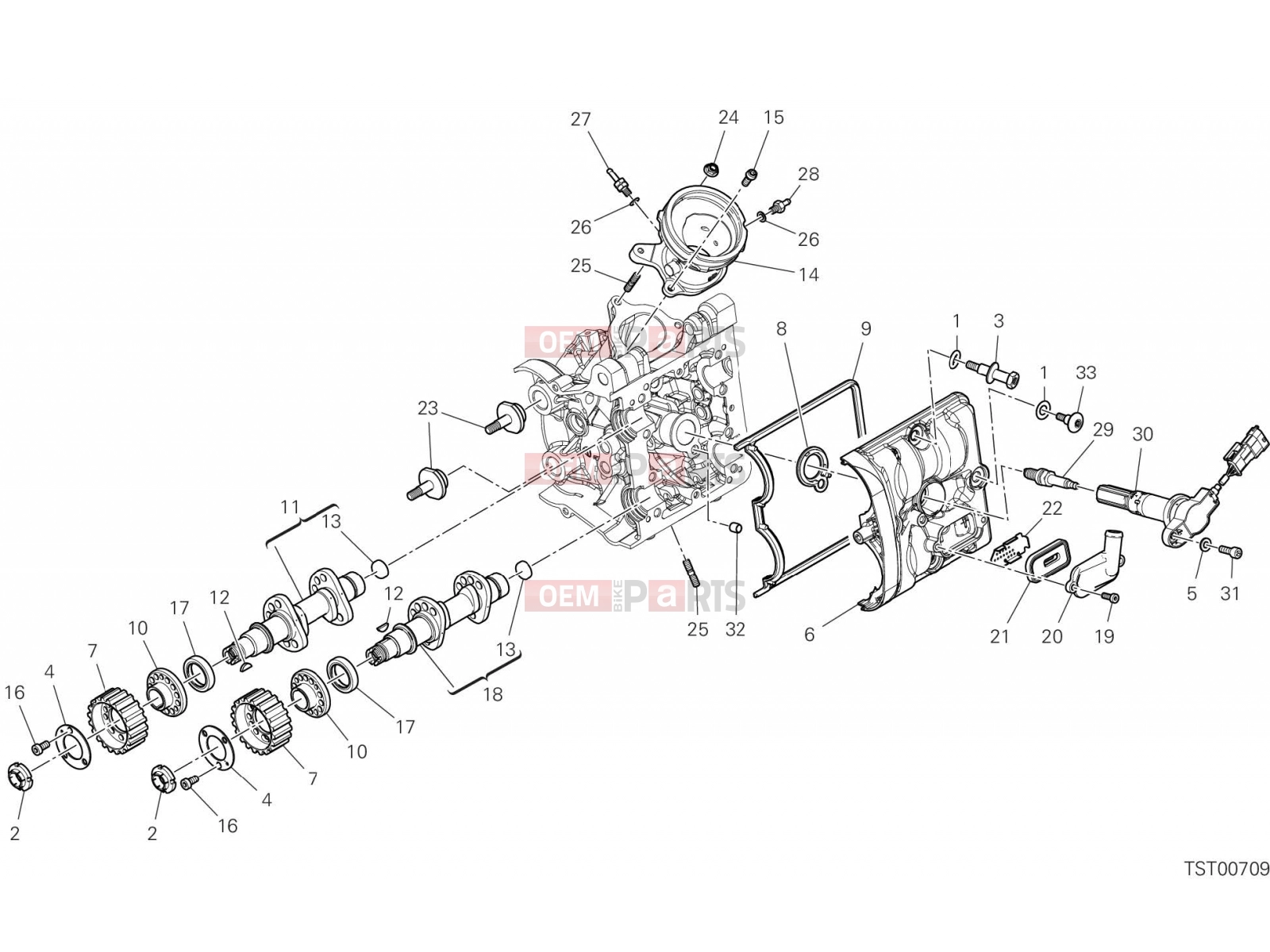 DUCATI 2023 DesertX HORIZONTAL HEAD – TIMING SYSTEM