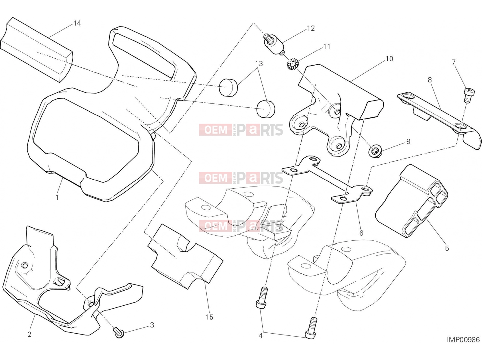 DUCATI 2022 XDiavel Nera INSTRUMENT PANEL