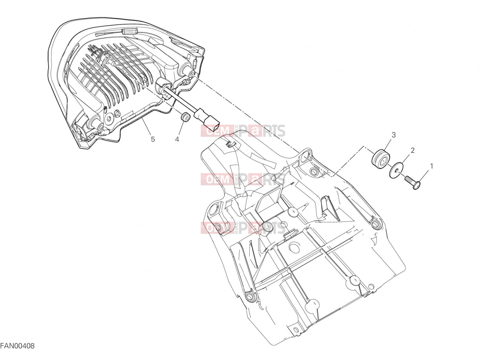 DUCATI 2023 Monster Plus TAILLIGHT