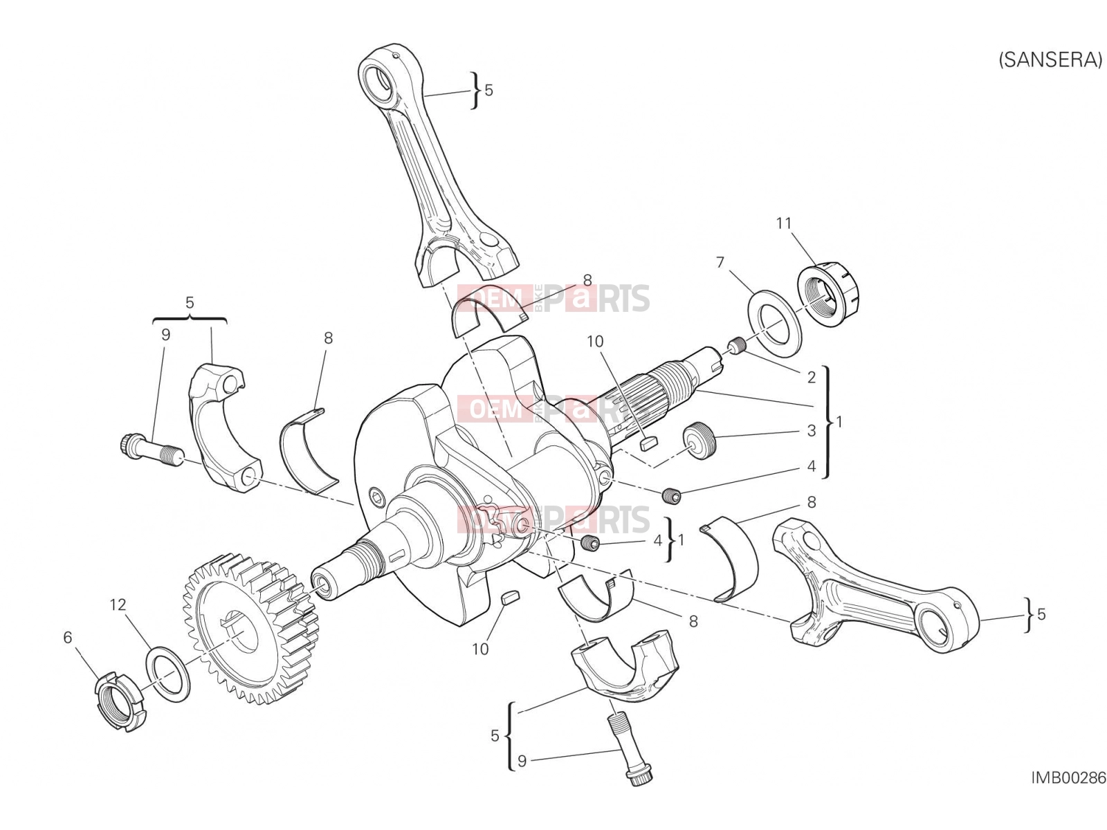 DUCATI 2023 Monster Plus CONNECTING RODS