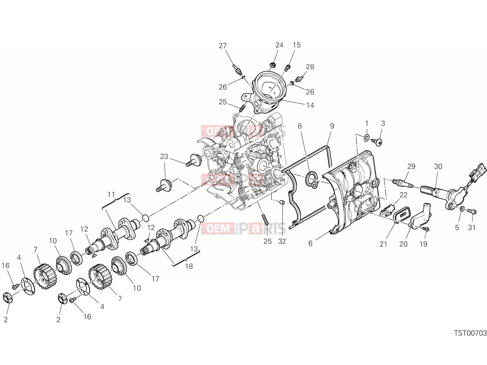 DUCATI 2023 Monster Plus HORIZONTAL HEAD – TIMING SYSTEM