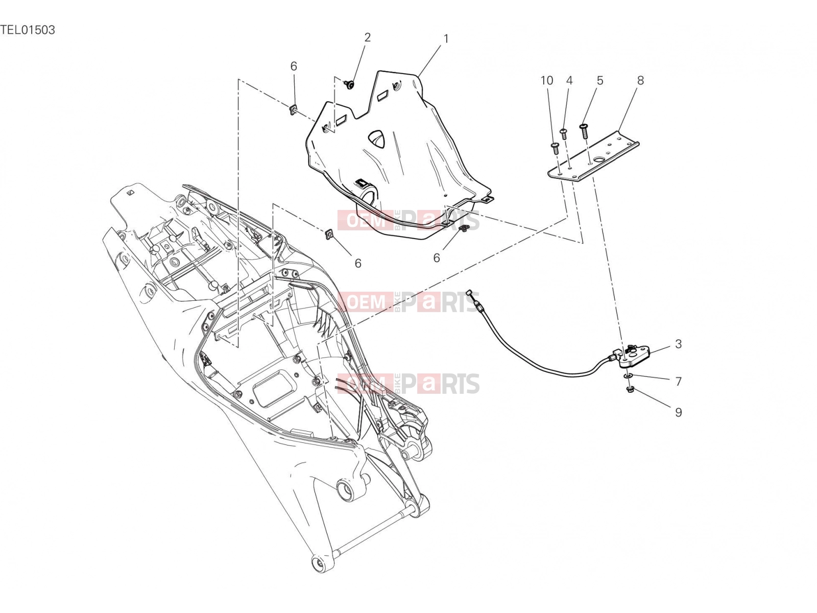 DUCATI 2023 Monster Plus LOCKER