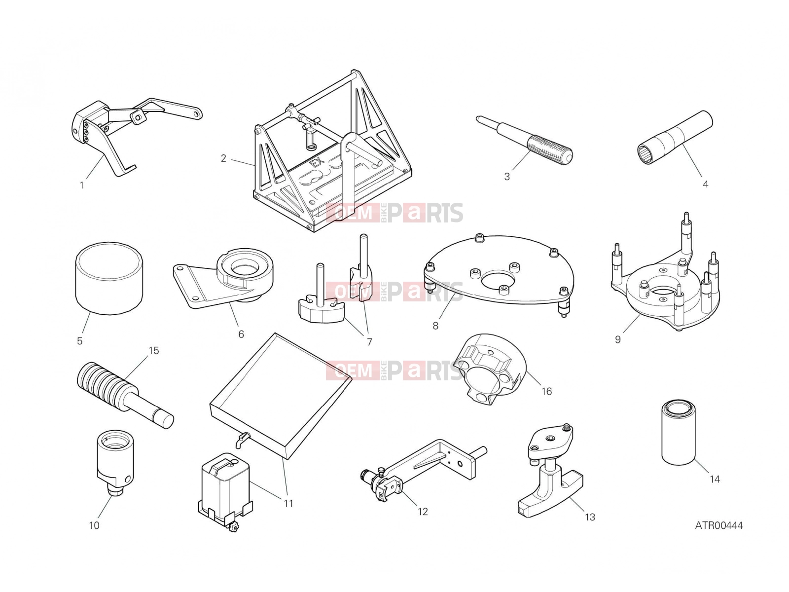 DUCATI 2023 Multistrada V4 Pikes Peak WORKSHOP SERVICE TOOLS