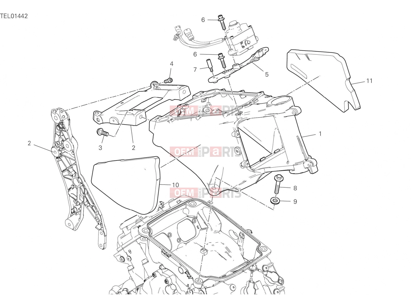 DUCATI 2023 Multistrada V4 Pikes Peak FRAME