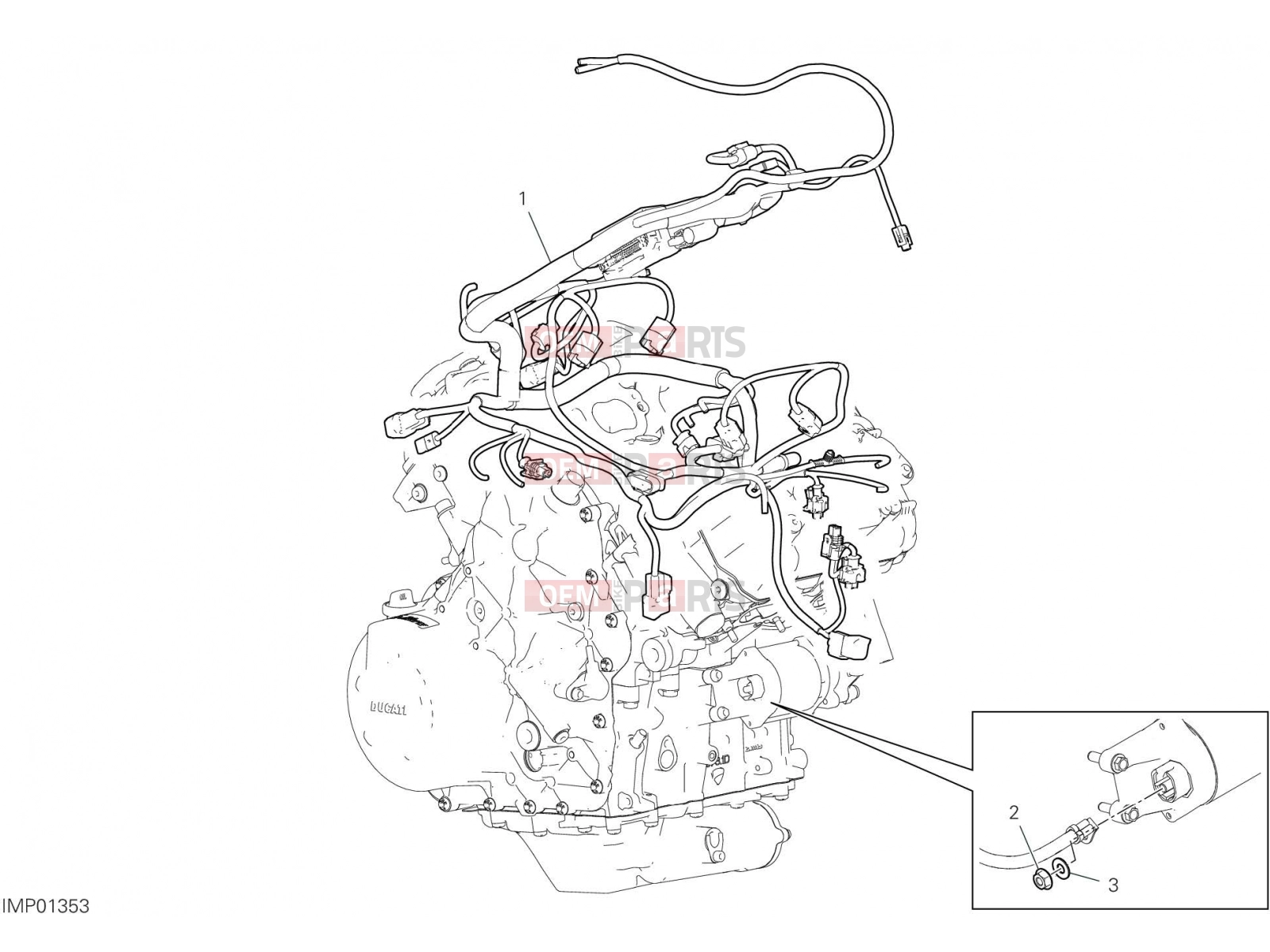 DUCATI 2023 Multistrada V4 ENGINE ELECTRIC SYSTEM