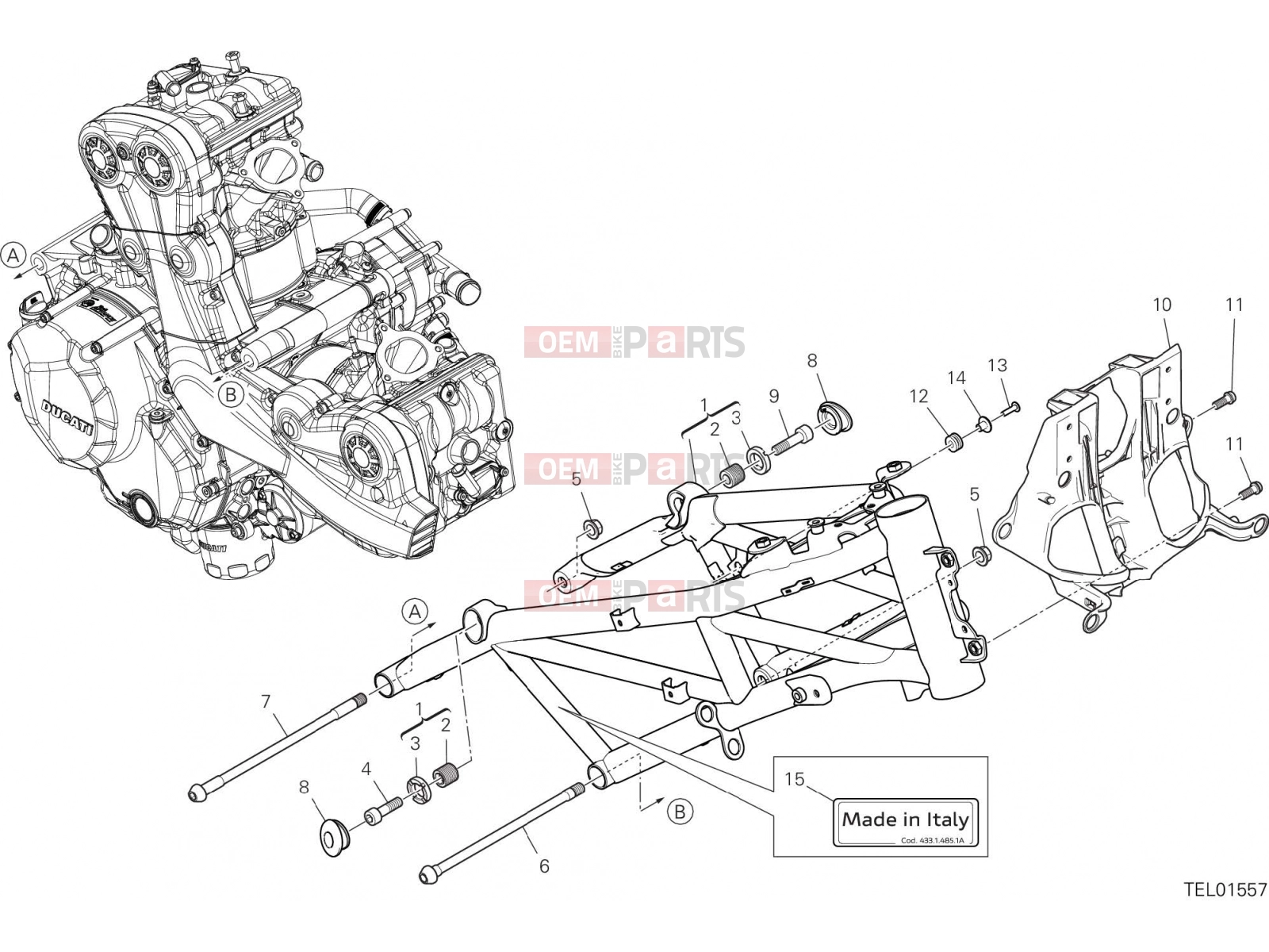 DUCATI 2023 Multistrada V2 S FRAME [XST:ROK]