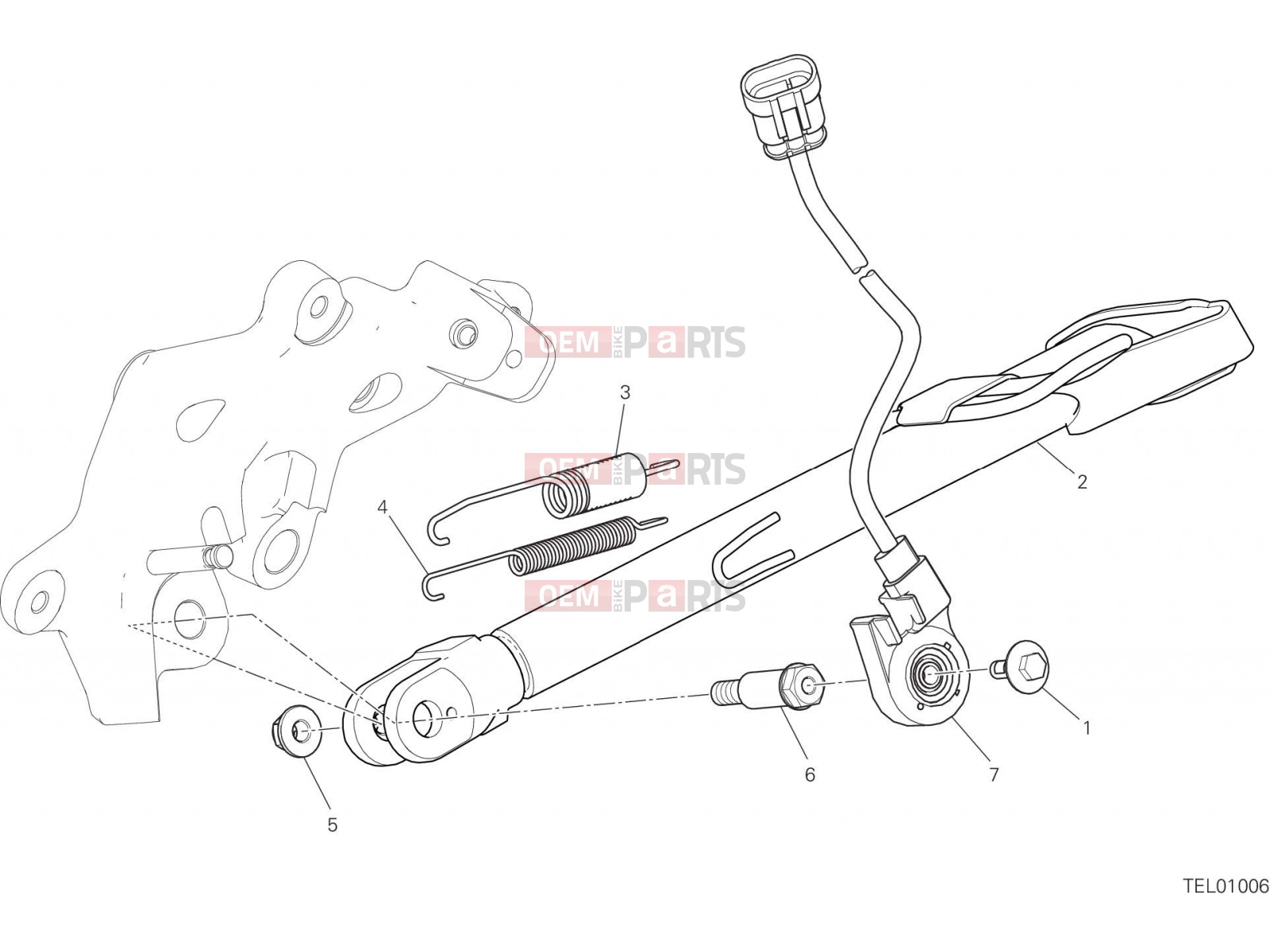 DUCATI 2023 Multistrada V2 SIDE STAND