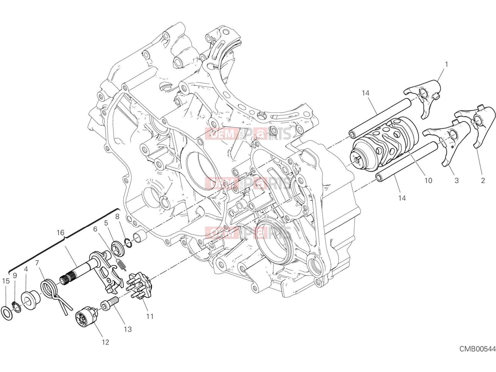 DUCATI 2023 Panigale V2 SHIFT CAM - FORK