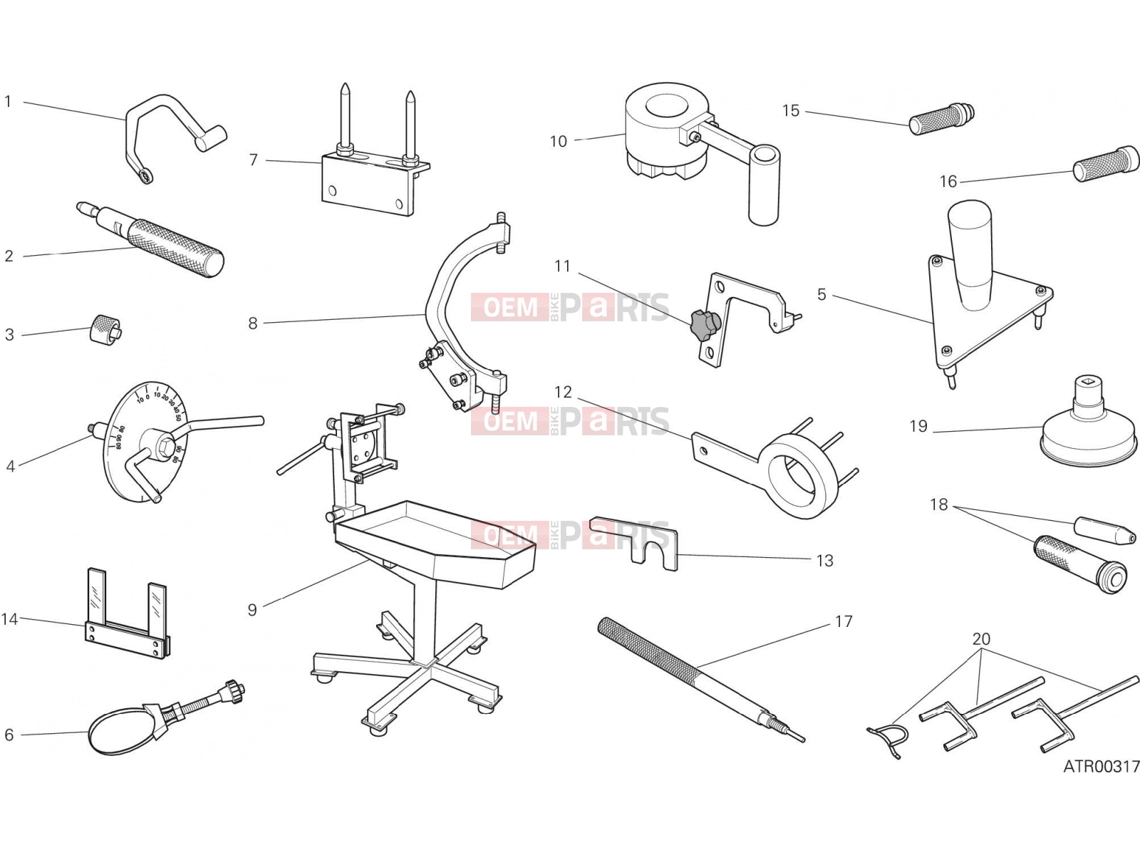 DUCATI 2016 Monster 1200 S WORKSHOP SERVICE TOOLS, ENGINE [MOD:M 1200S]
