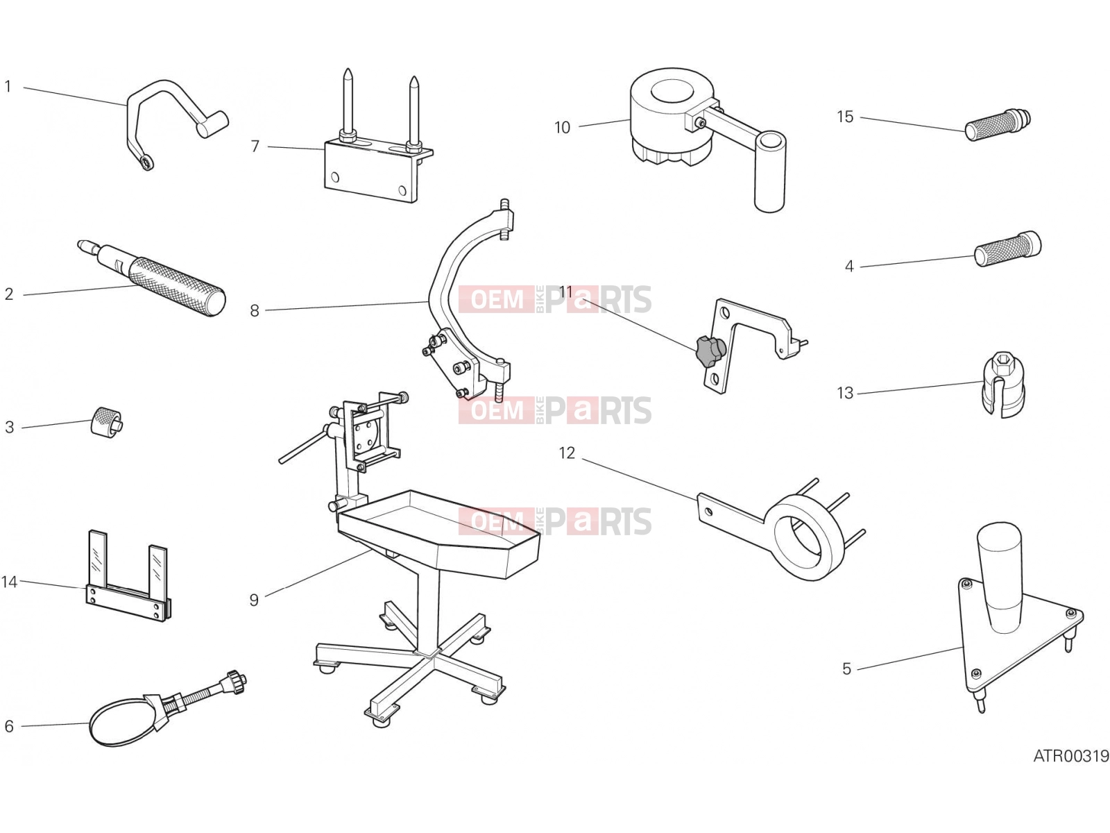 DUCATI 2016 Multistrada 1200 S WORKSHOP SERVICE TOOLS [MOD:MS1200S]