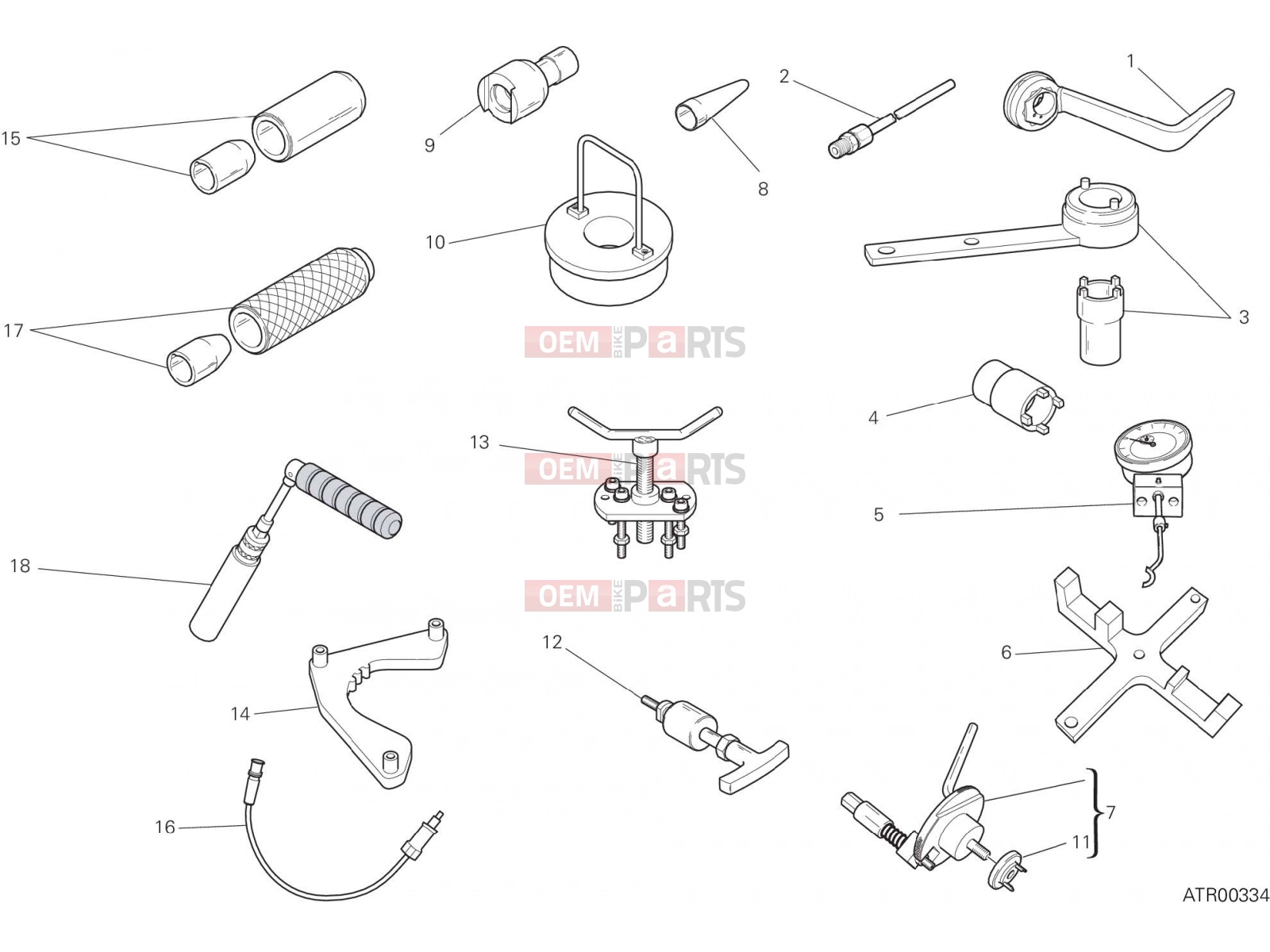 DUCATI 2017 XDiavel WORKSHOP SERVICE TOOLS, ENGINE [MOD:XDIAVEL]